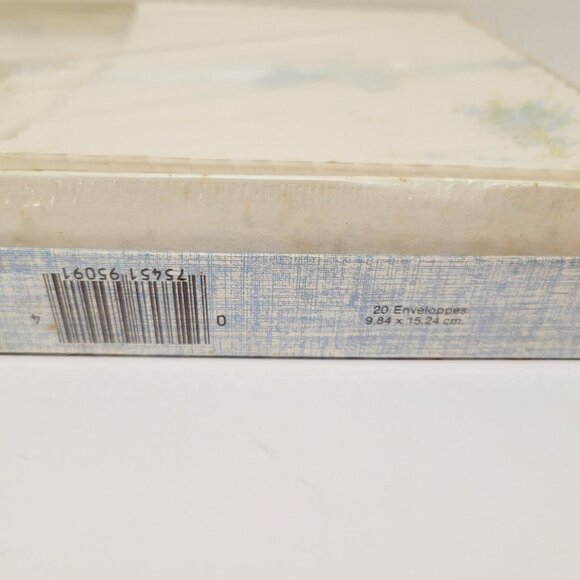 Vtg Boxed Country Core Blue Floral Water Well Stationary Telephone Address Book - Picture 6 of 9
